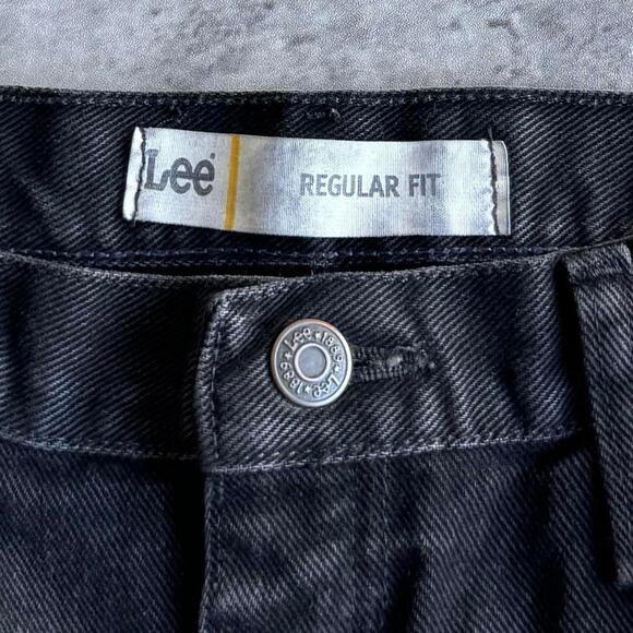 Vintage Y2K Faded Black Levi’s Style Grunge Opium Denim Jeans - Picture 4 of 5